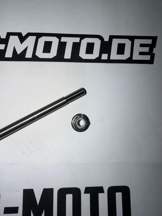 Motor Haltebolzen aus Titan M8 , 100 - 120mm
