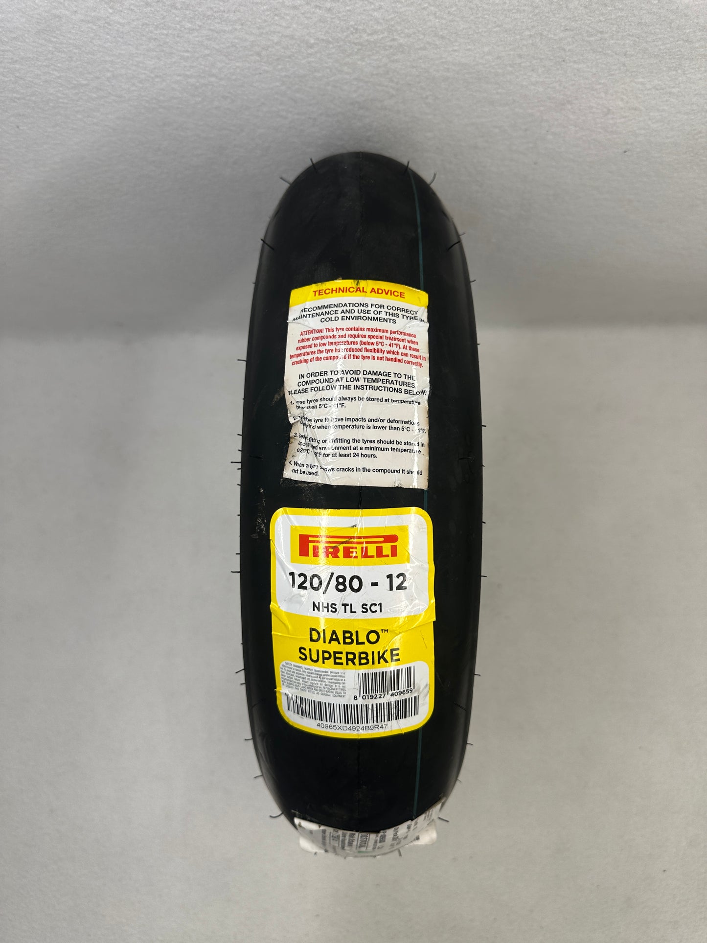 Pirelli Diablo Superbike Slick 12" Set