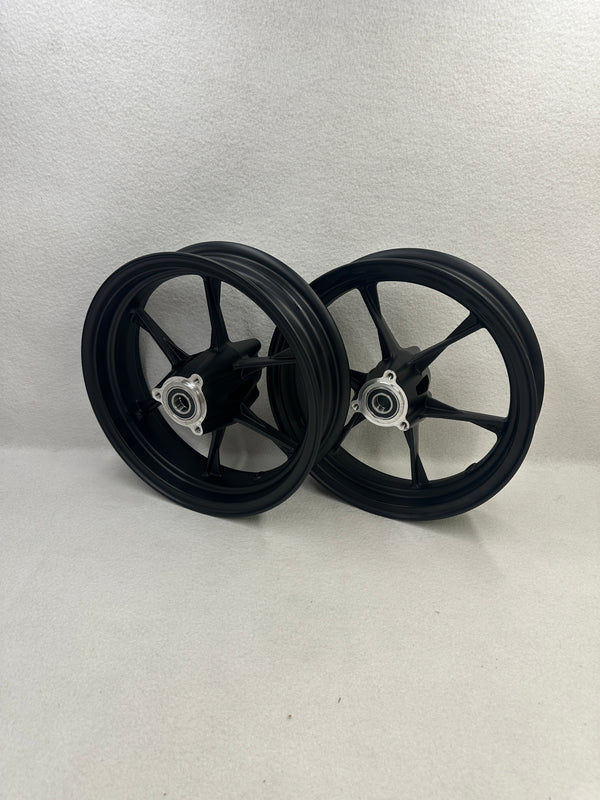 Felgensatz 3-Loch Satz - Schwarz - HR-Moto