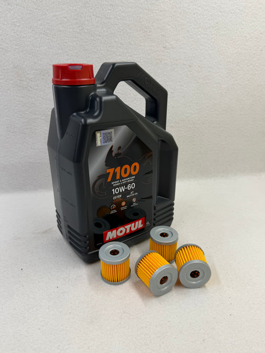 Service Kit Öl + Ölfilter + Ventildeckeldichtung + Dichtringe Öldeckel ZS155 / Ohvale 110 & 160