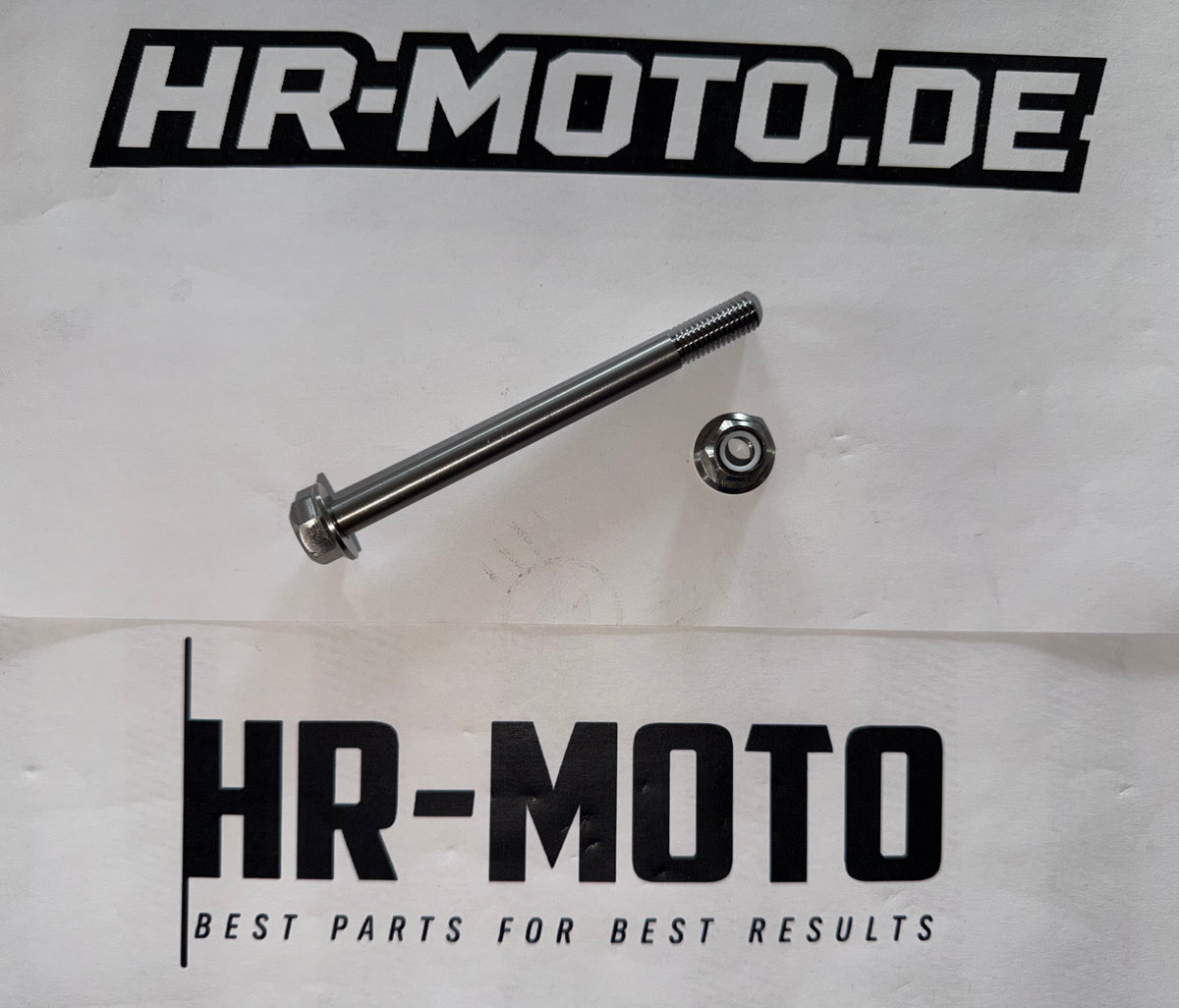 Motor Haltebolzen aus Titan M8 , 100 - 120mm