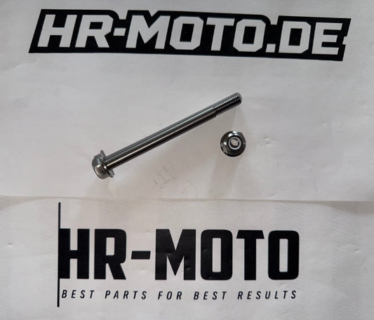 Motor Haltebolzen aus Titan M8 , 100 - 120mm